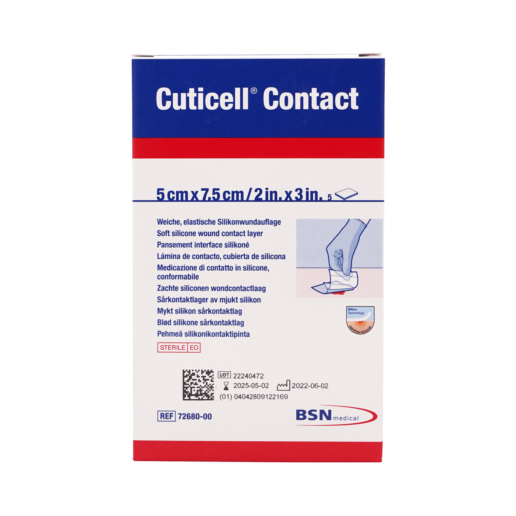 CUTICELL CONTACT 5X7.5CM