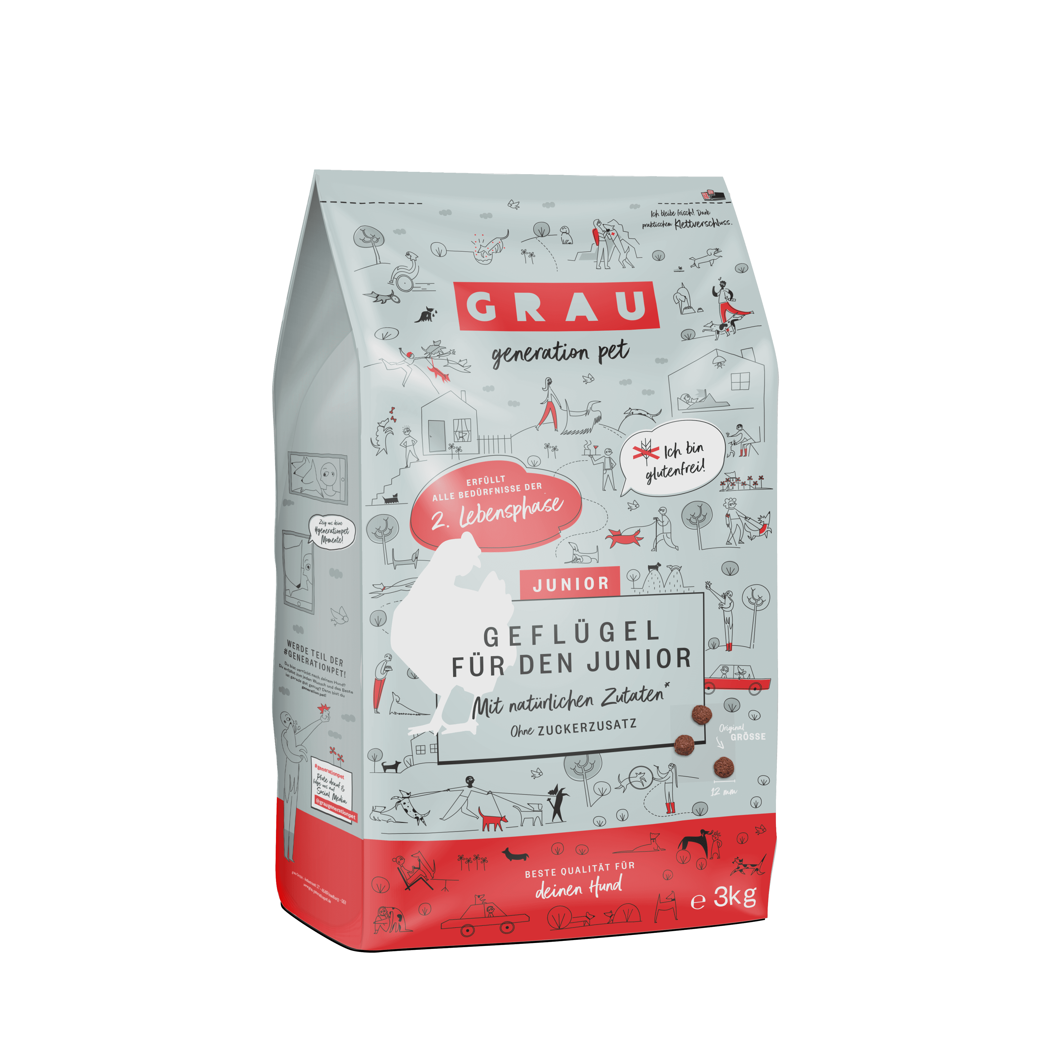 Grau - Junior Geflügel 3kg