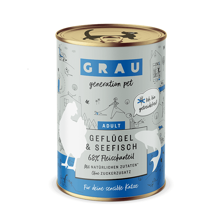 Grau - Geflügel & Seefisch 400g