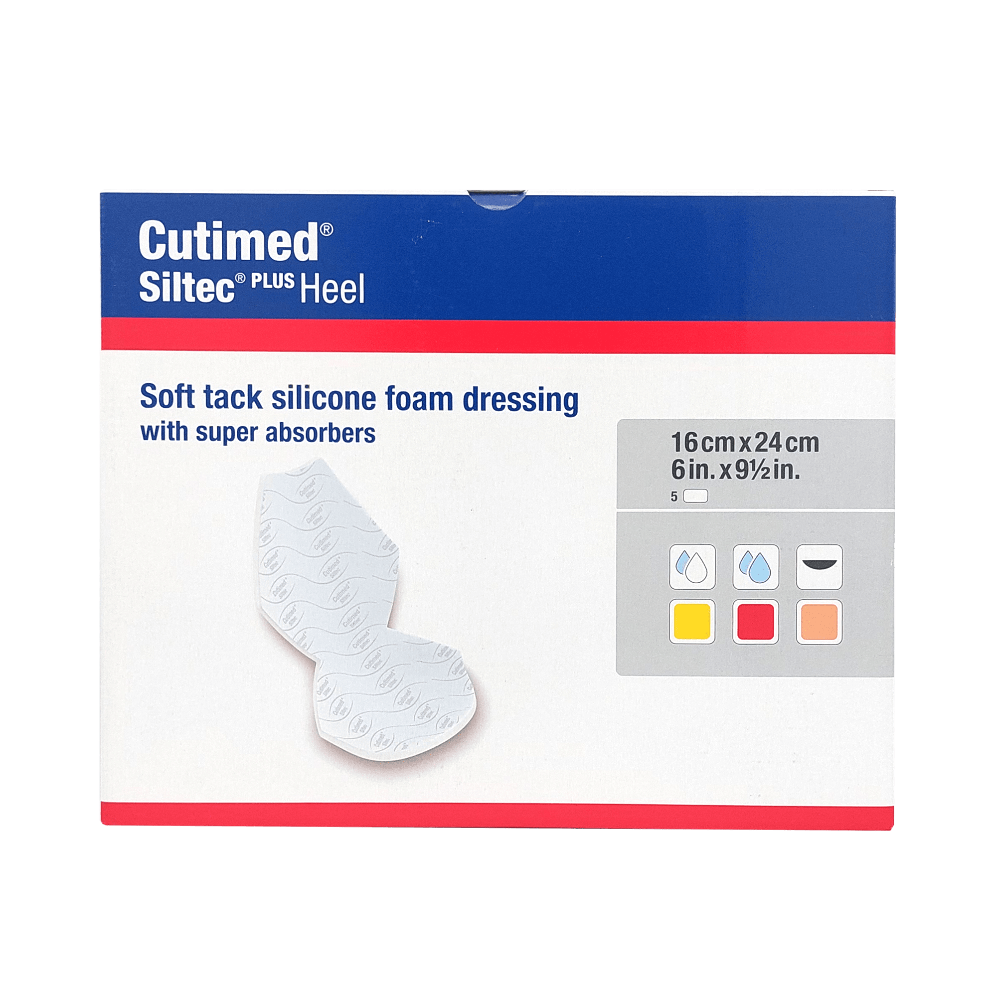 CUTIMED SILTEC HEEL 16X24