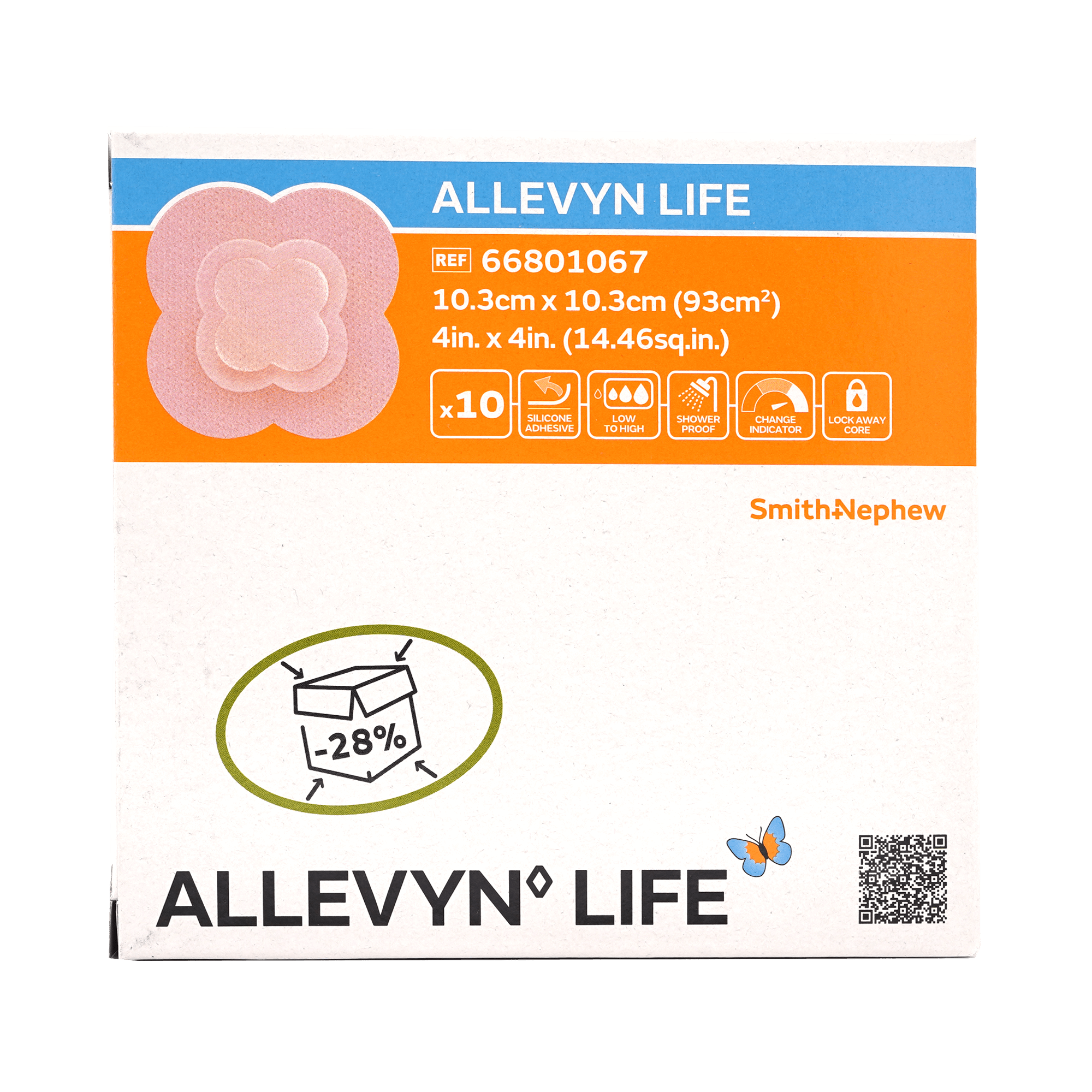 ALLEVYN LIFE 10.3X10.3CM
