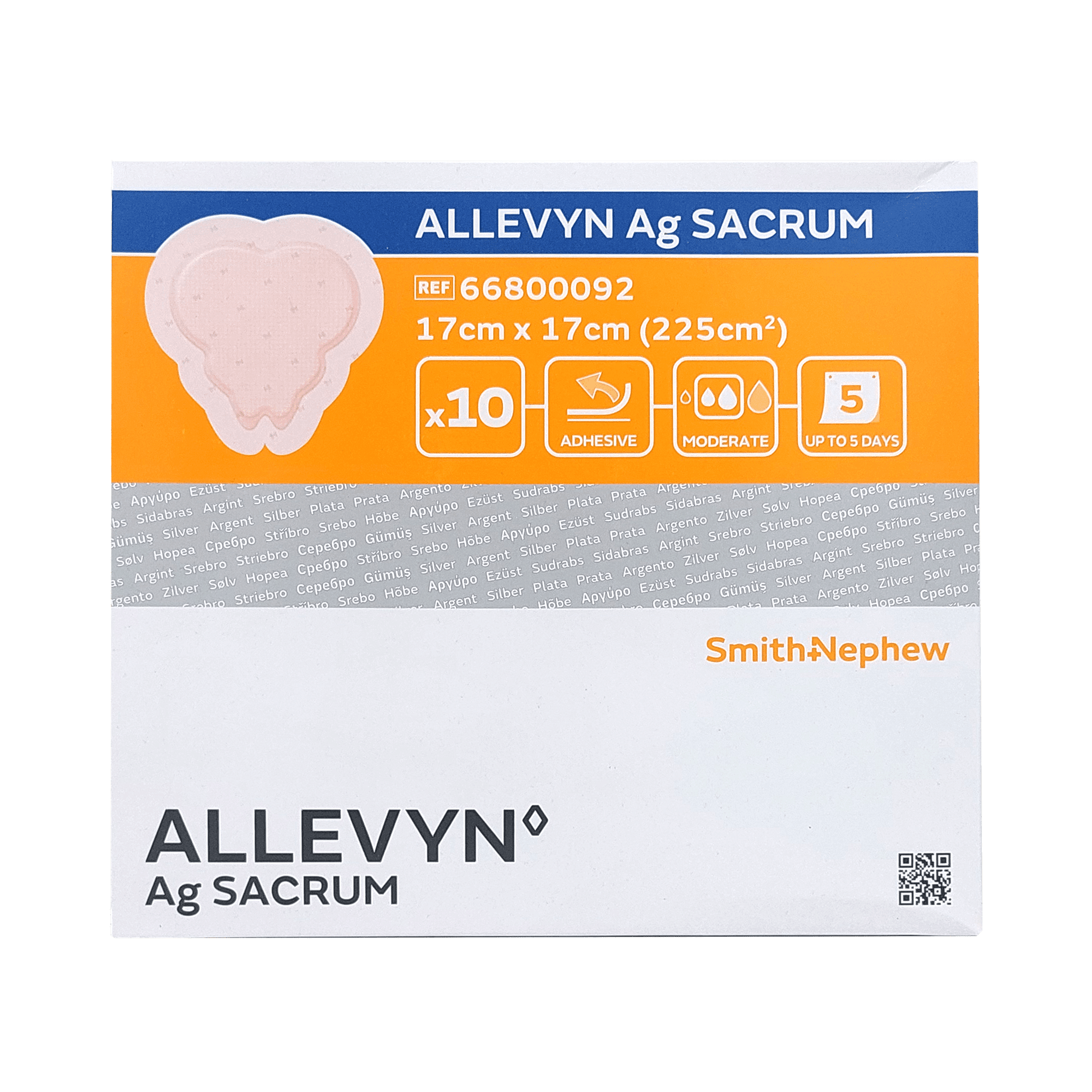 ALLEVYN 17X17CM AG SACRUM