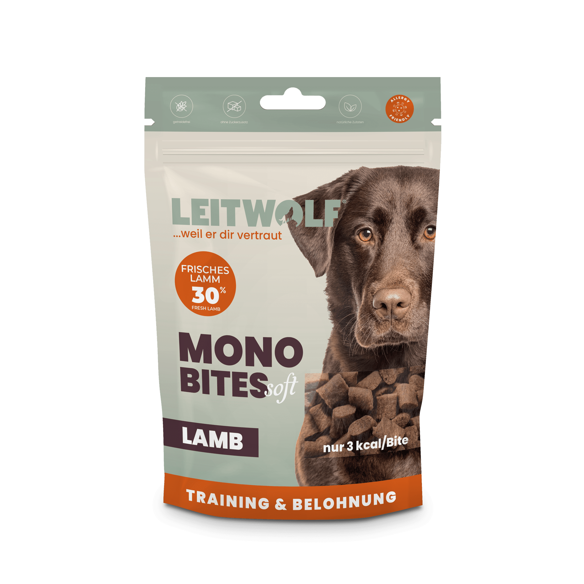 Leitwolf Mono Bites Lamb 150 g